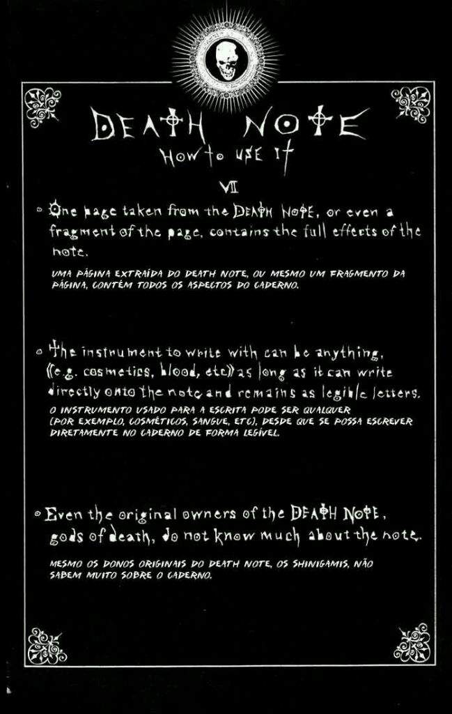 REGRAS DO DEATH NOTE Otanix Amino regras-do-death-note-otanix-amino