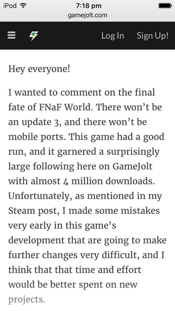 Will Fnaf World Be On Ios Android Five Nights At Freddy S Amino   Ad2e16fd7b715eed336a3bfe287a4d503ba0afa5 Hq 