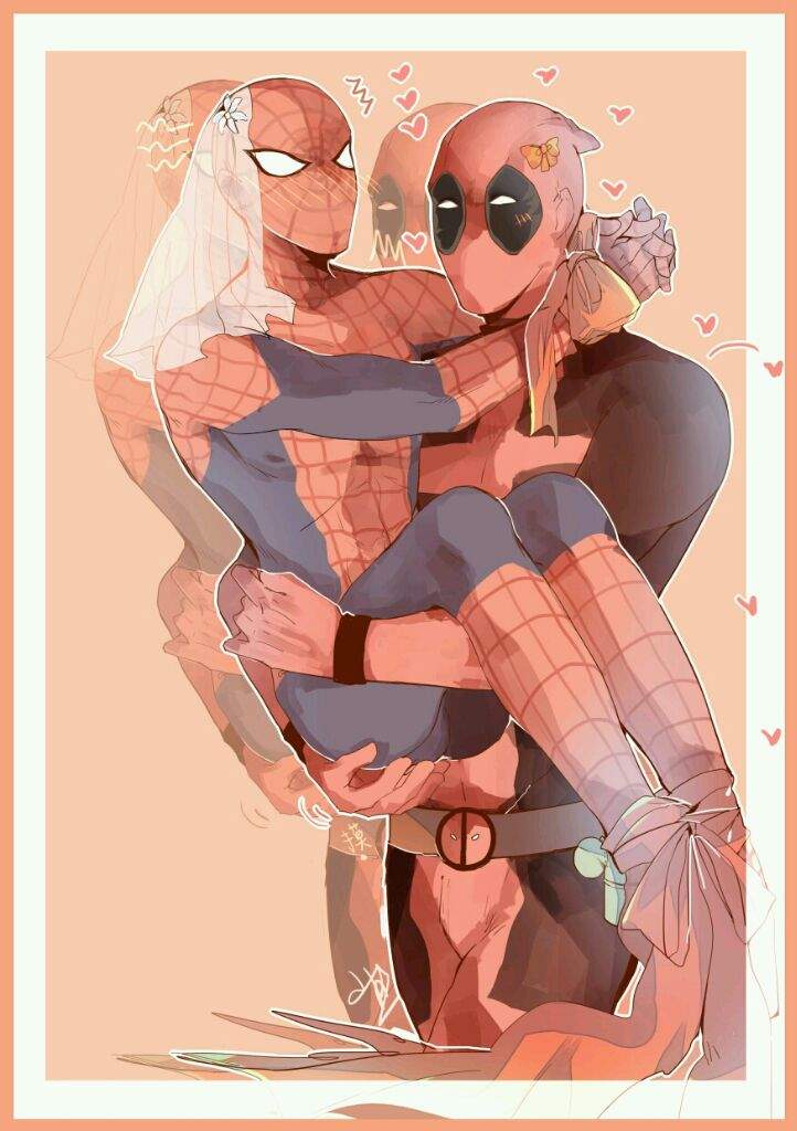 Marvel lo hace oficial SpiderMan y Deadpool son "pareja