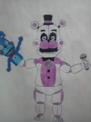 Funtime Freddy desenhado | Five Nights At Freddy's Amino