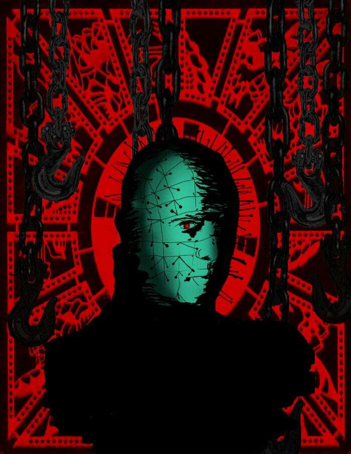 Hellraiser Pinhead Horror Movie Lowbrow Wall Art | Horror Amino