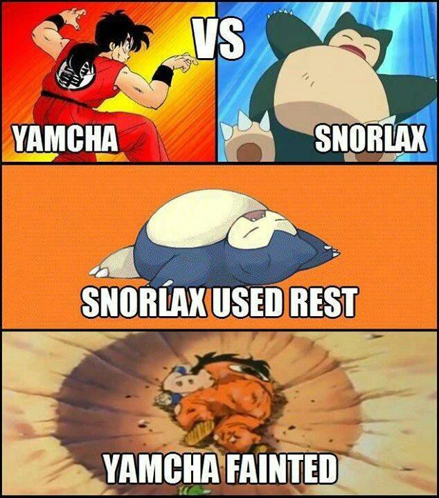 Yamcha dies to everything memes! 