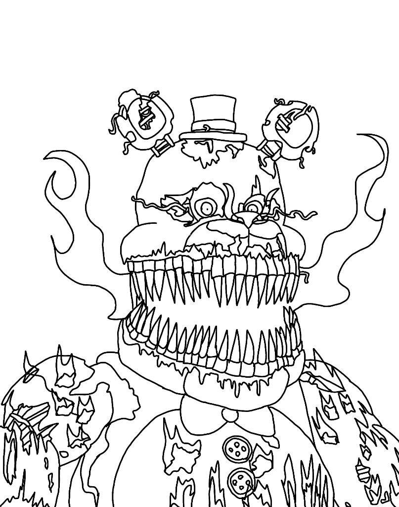 Springtrap - Free Colouring Pages