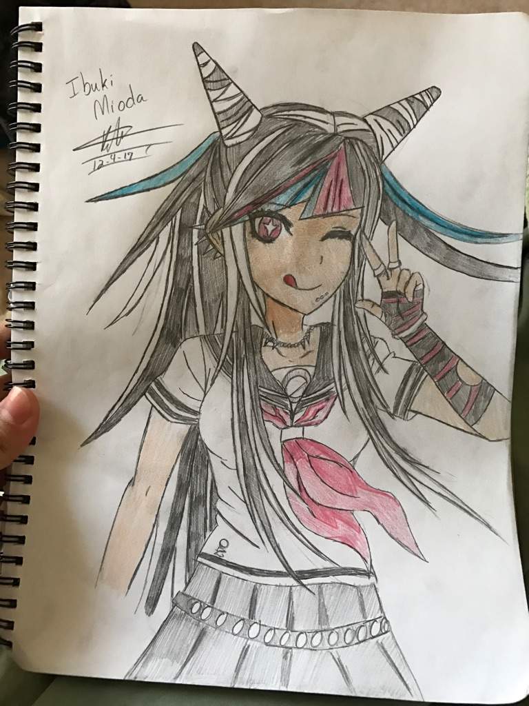 Ibuki Mioda Drawing Ibuki Mioda Drawing