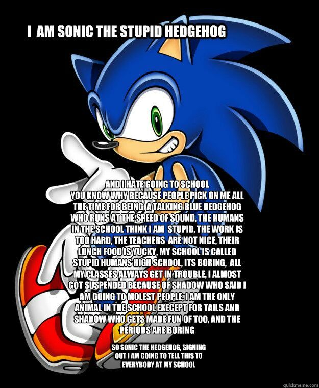 😐 😐 Memes 😐 😐 Sonic The Hedgehog! 