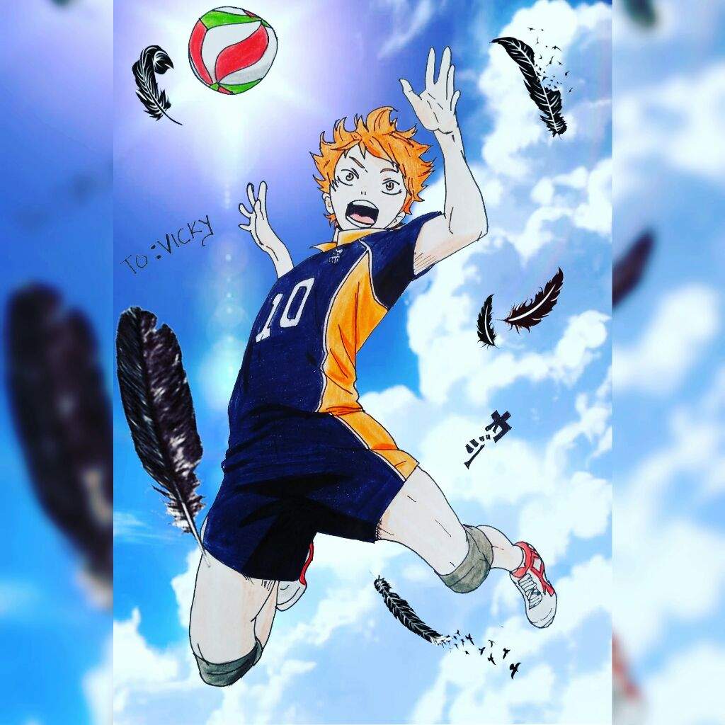 Proceso de dibujo Hinata - Haikyuu | •Anime• Amino