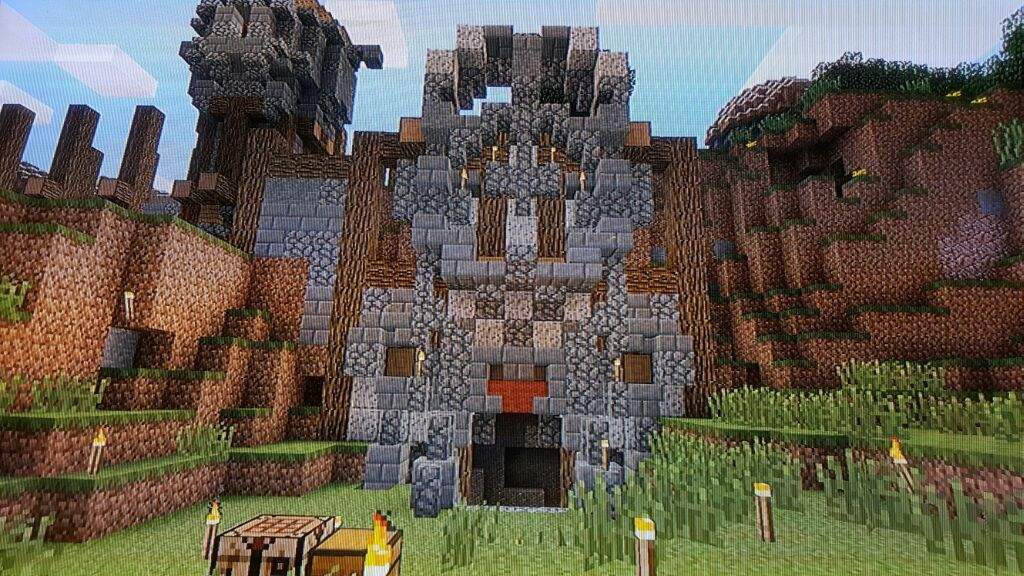 Gaialegend S Mine Entrance Monster Shop Build Video Minecraft Amino