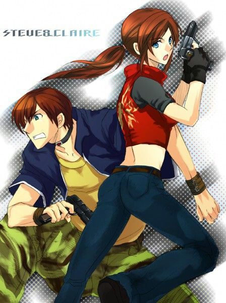 Claire Redfield X Steve Burnside Wiki Resident Evil Amino 6206