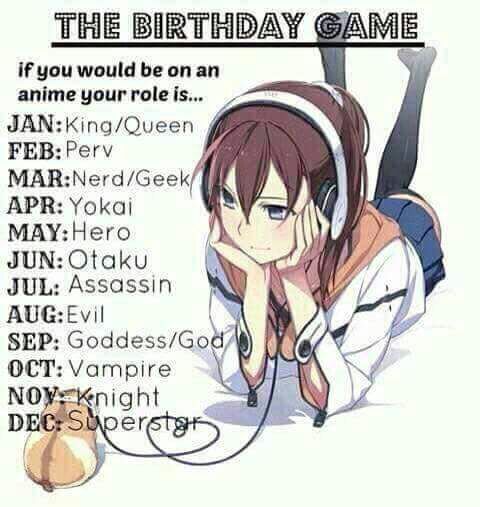 Interactive Post: Birthday Game | Project: Anime Amino