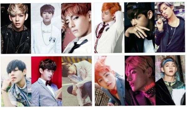 taehyung through the eras | K-Pop Amino