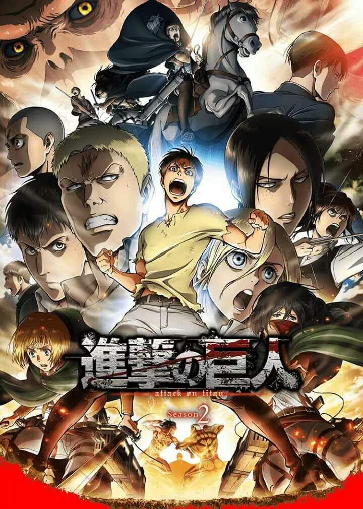 FRAN BLOG - Afiche promocional 2da temporada SNK | Attack On Titan Amino