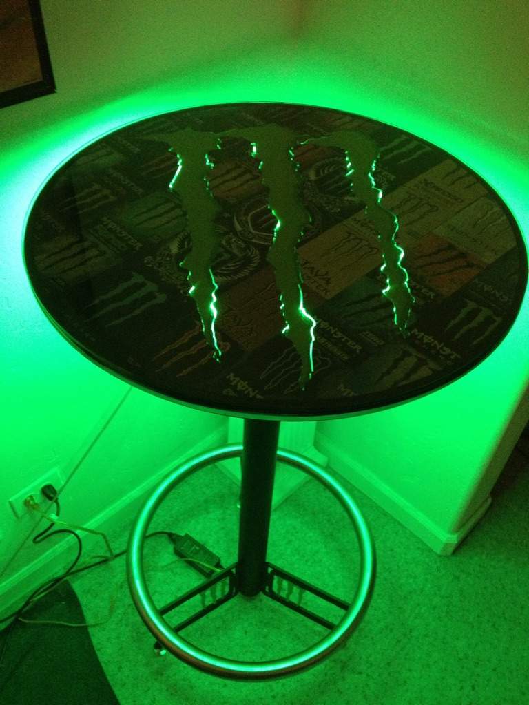 monster energy table