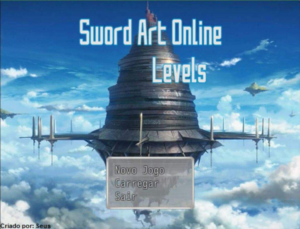 Sword Art Online Levels Jogo Feito Por Fa Sword Art Online Brasil Amino - jogo de sword art online roblox em primeira pessoa