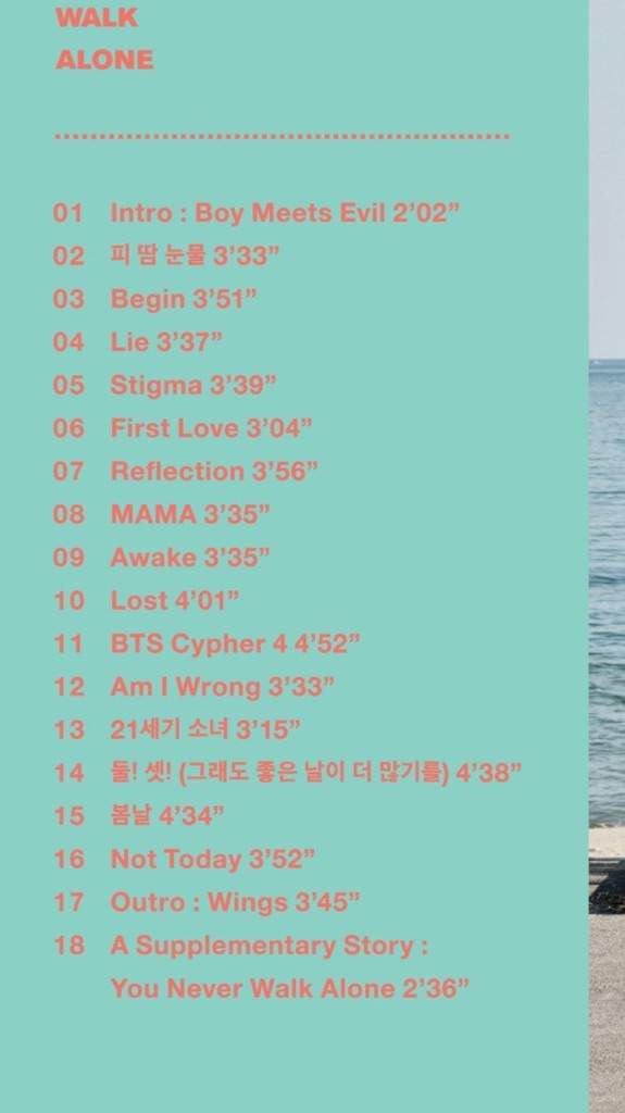 You Never Walk Alone Tracklist Army S Amino