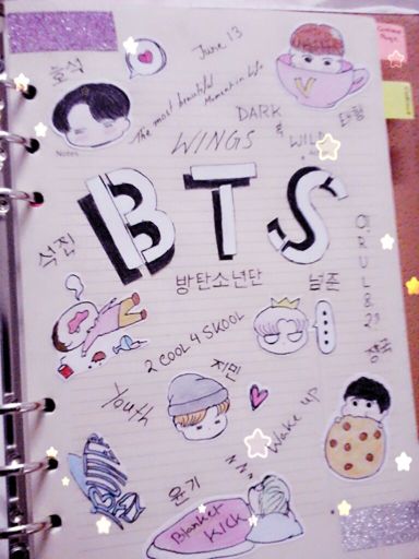 Bts themed journal | ARMY's Amino