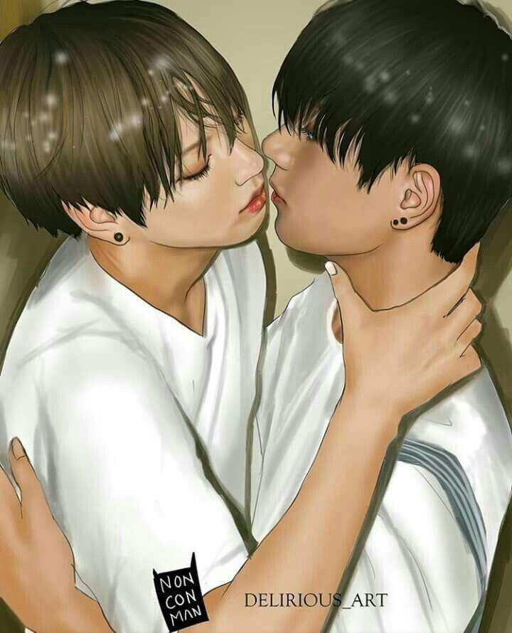 Dibujos Vkook (Parte 2/6) | •K-Pop• Amino