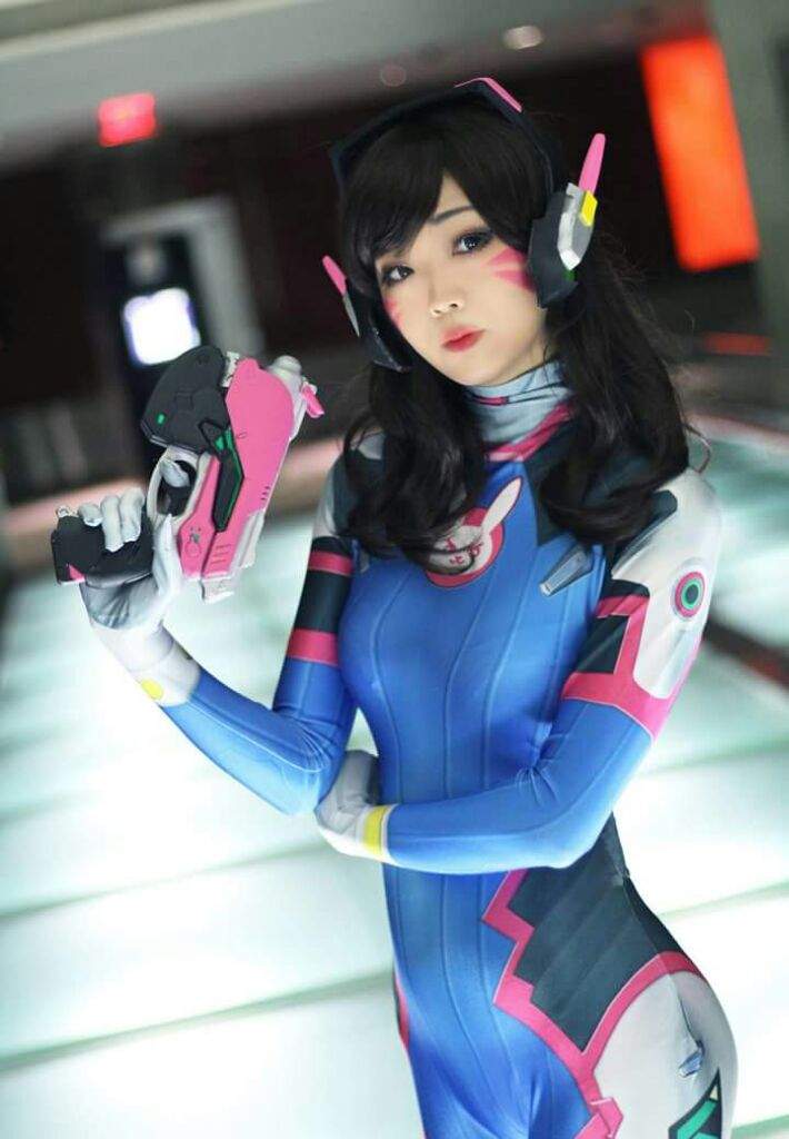 D.va y mei cosplay 🐰⛄ | Overwatch Amino Español Amino