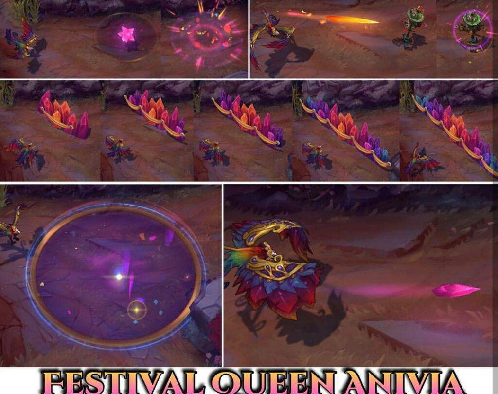 Festival Queen Anivia New Skin League Of Legends Official Amino