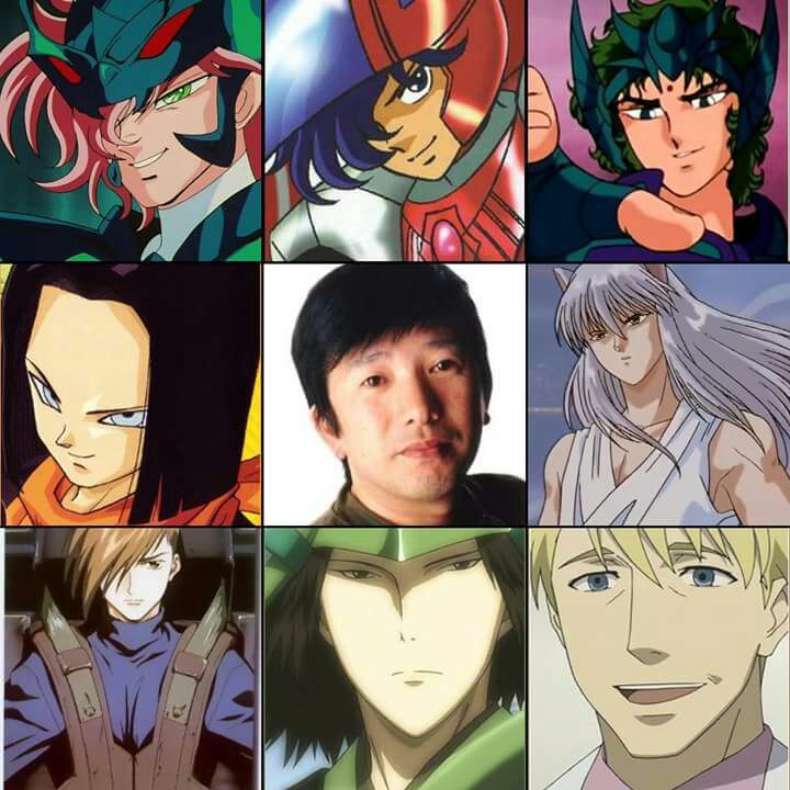 Collage de Shigeru Nakahara el Seiyu de •Anime• Amino