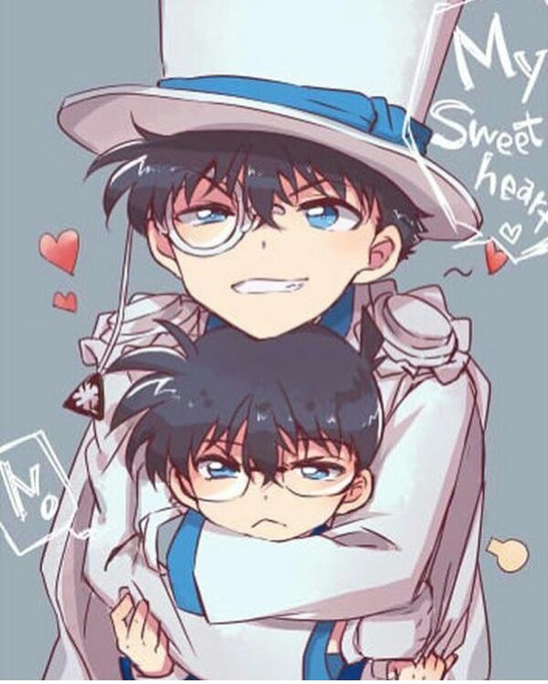 I don't steal gems without warning! Kaito kid~ | Detective Conan ...