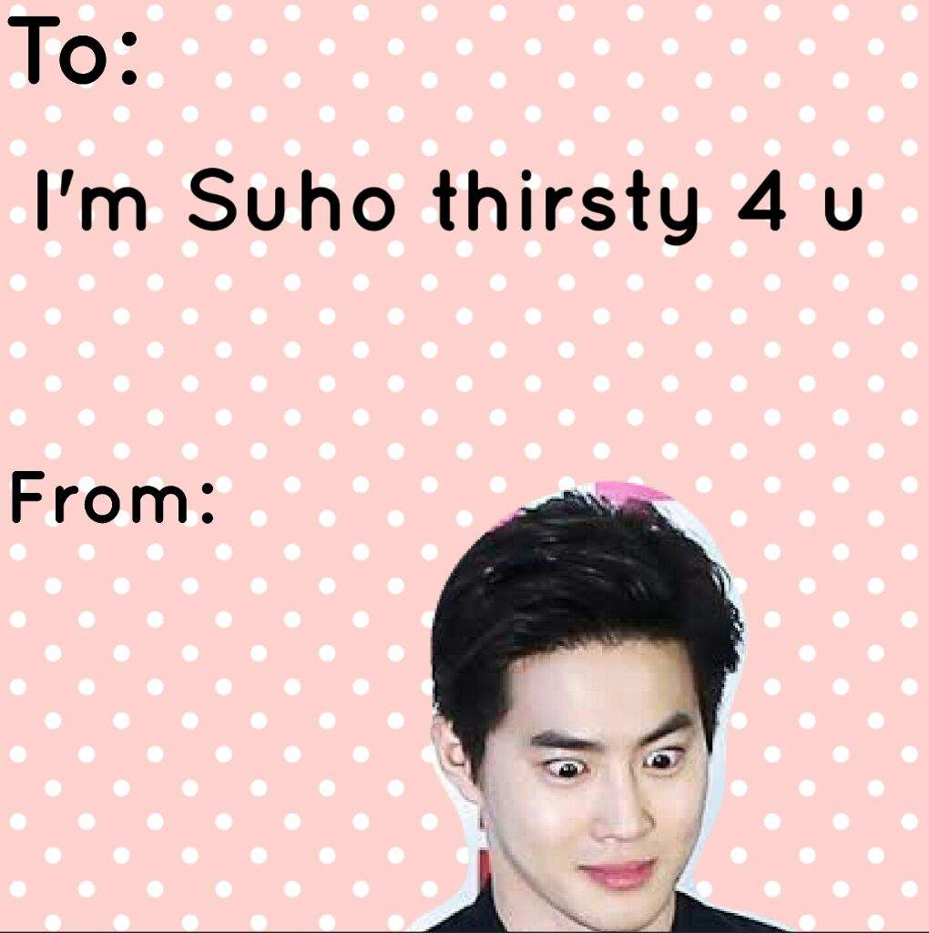 exo valentines day cards chanyeol