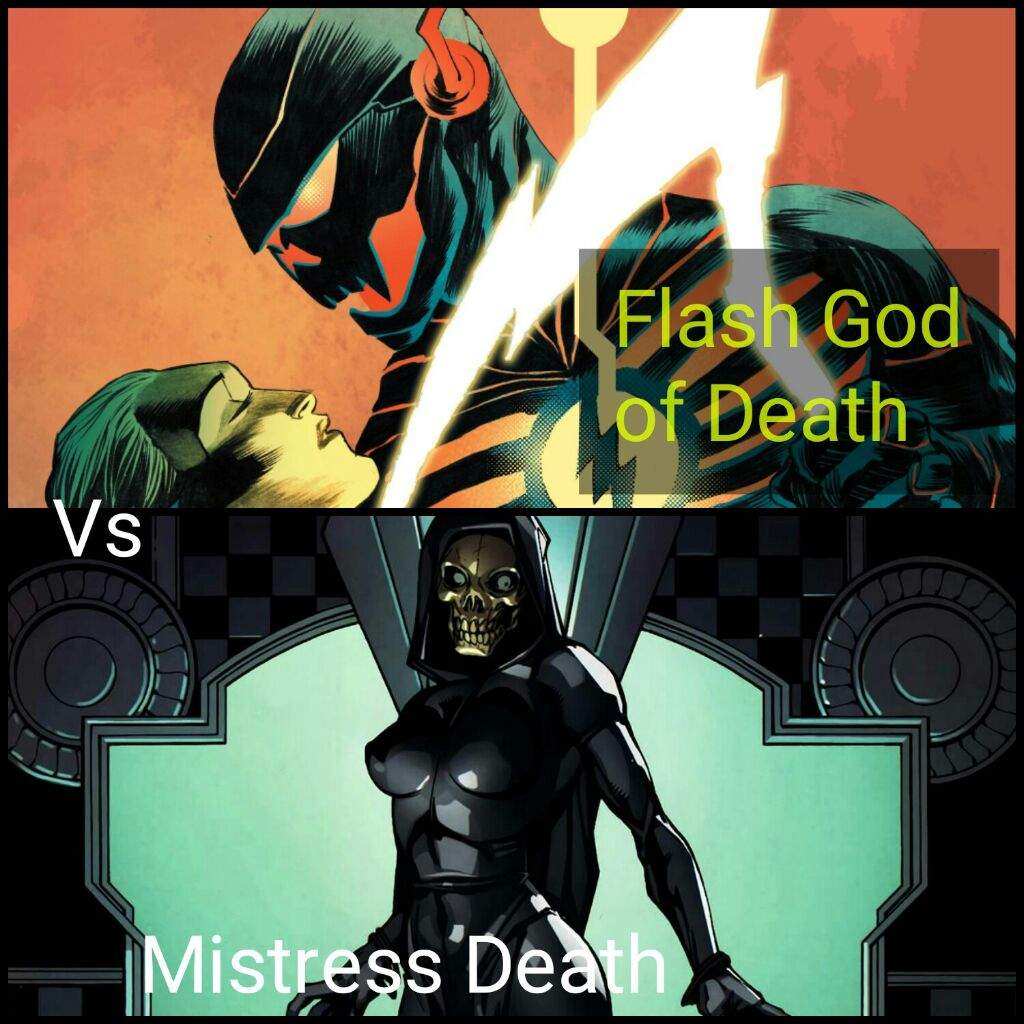 The Flash God Of Death Vs Mistress Death Comics Amino