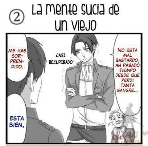 La mente sucia de un viejo. | Shingeki No Yaoi Riren-Ereri Amino