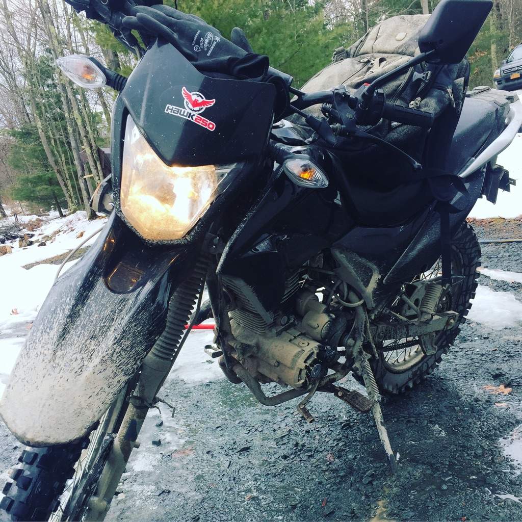 hawk dual sport motorcycle
