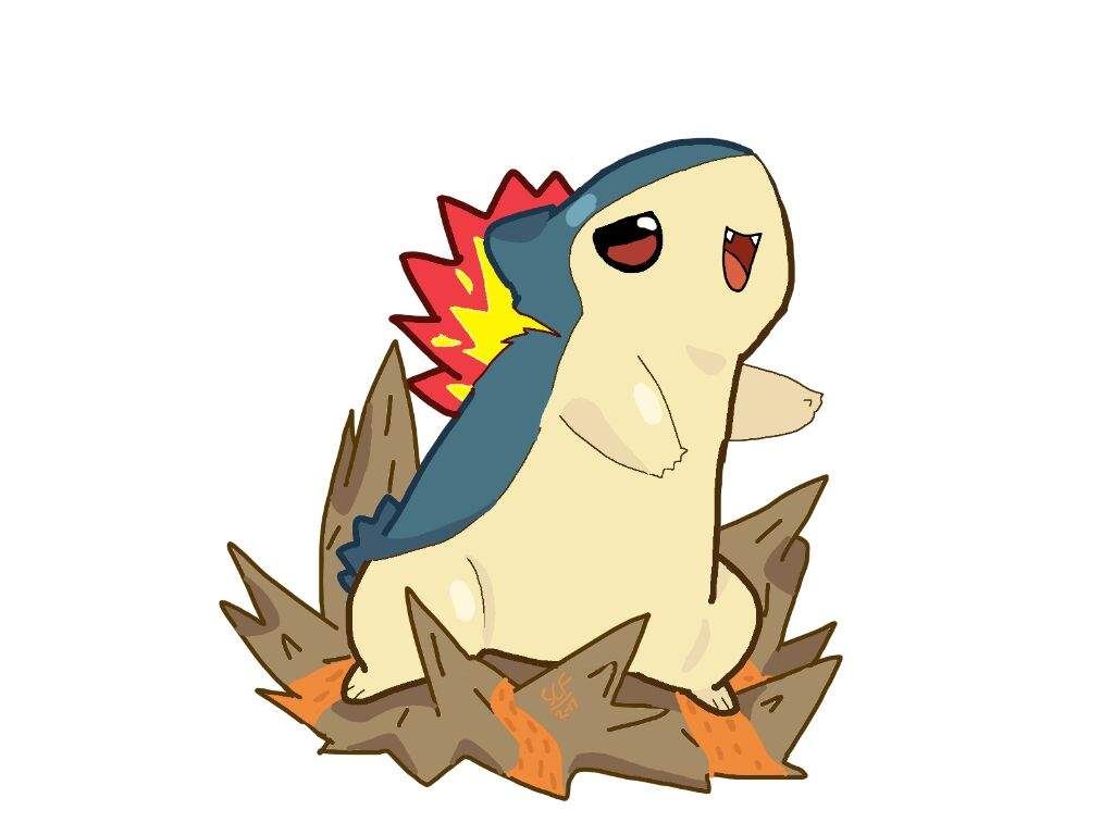 chibi typhlosion