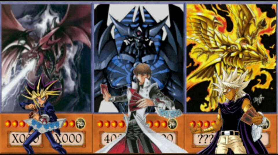 are all yu gi oh god cards the same