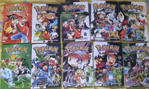 My Pokémon manga collection! :3 | Pokémon Amino