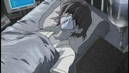 anime boy in coma
