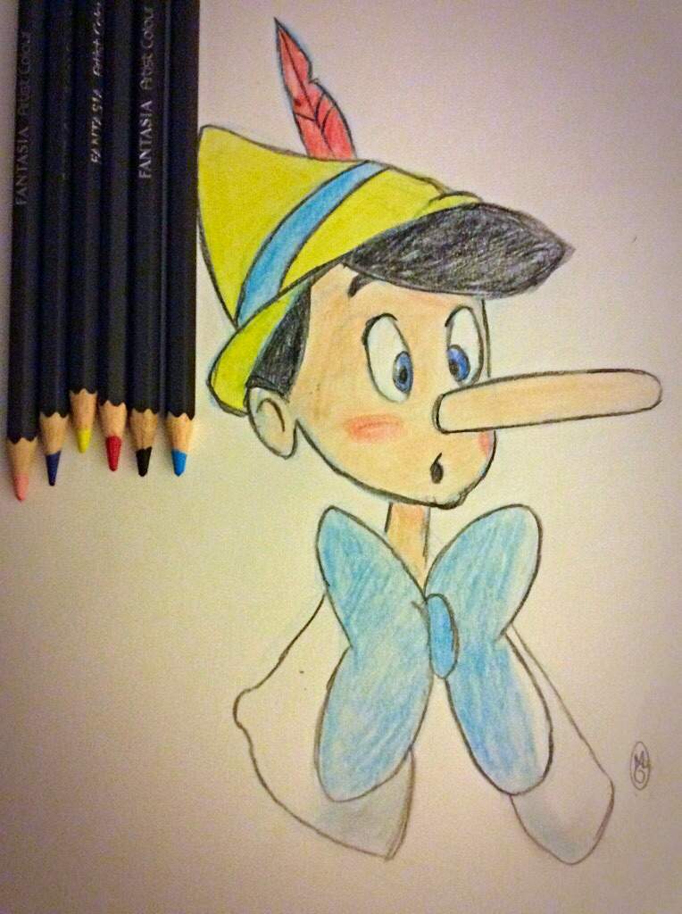 Traditional Art: Pinocchio! 🤥 | Disney Amino