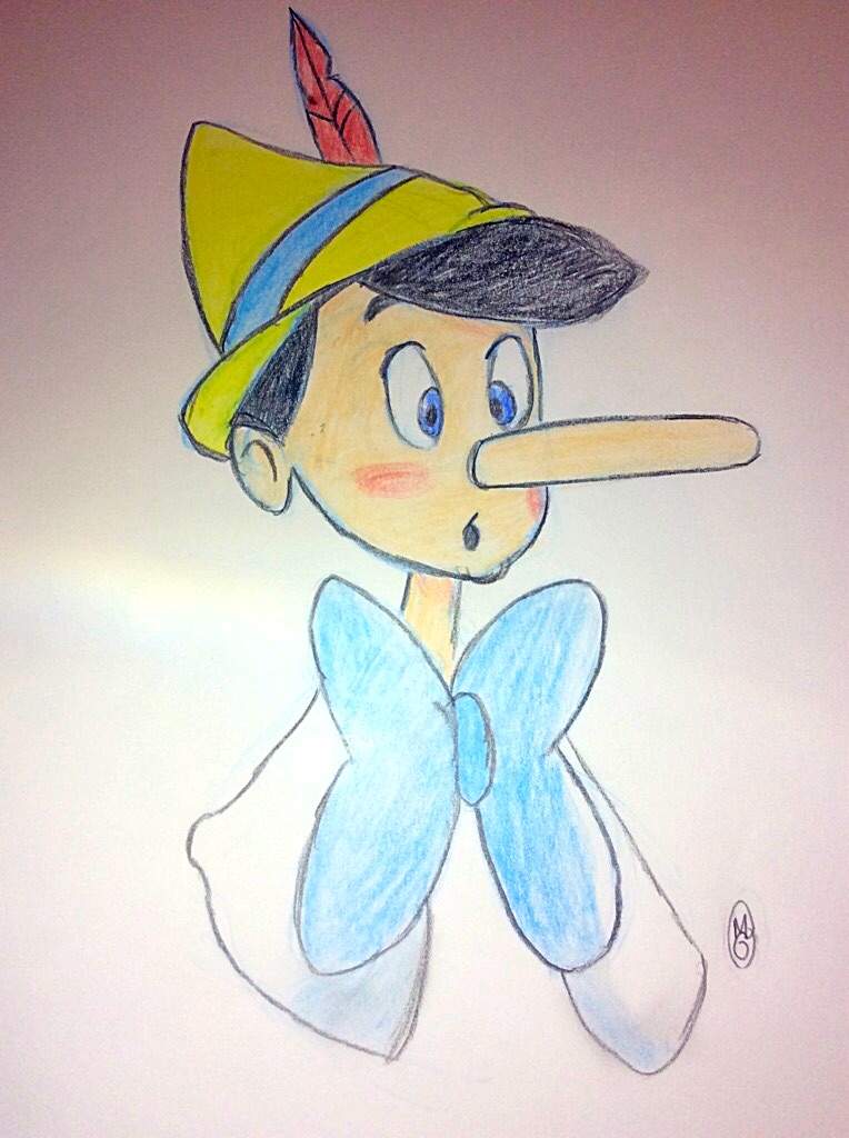 Traditional Art: Pinocchio! 🤥 | Disney Amino