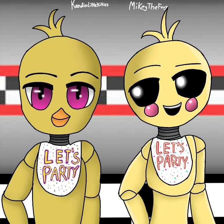 Chica And Toy Chica Five Nights At Freddy S Amino