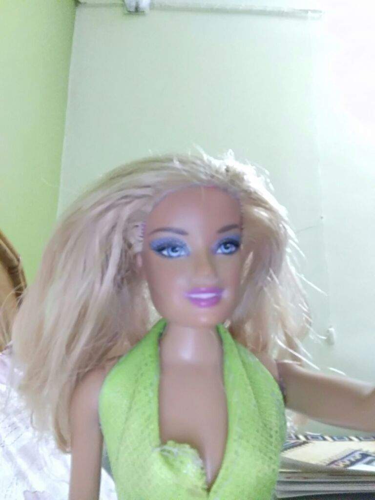 barbie with messy hair