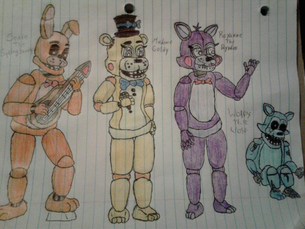 My Original Characters(FNaF) | Five Nights At Freddy's Amino