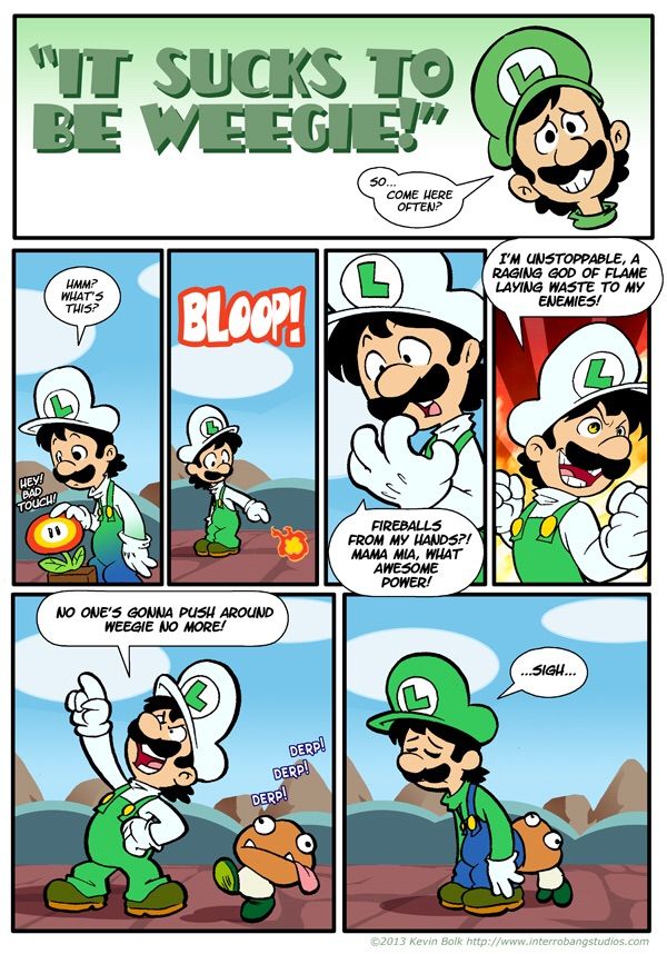 Luigi (It Sucks To Be Weegie!) | Mario Amino