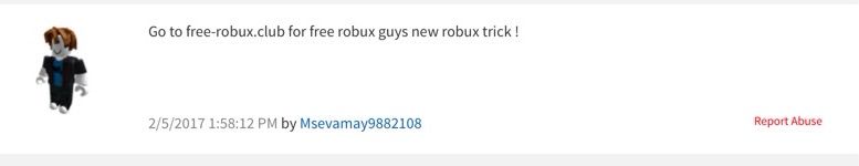 Why The Message Free Robux Is Fake Roblox Amino
