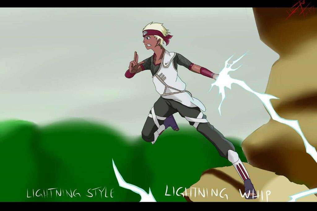 Lightning Style Lightning Whip Jutsu Naruto Amino