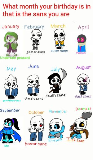 Which sans are you? | Undertale Amino