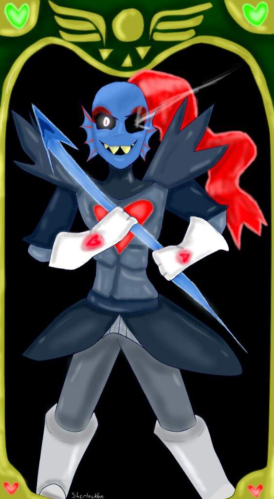 Undyne The Undying Playing Card | Undertale Amino