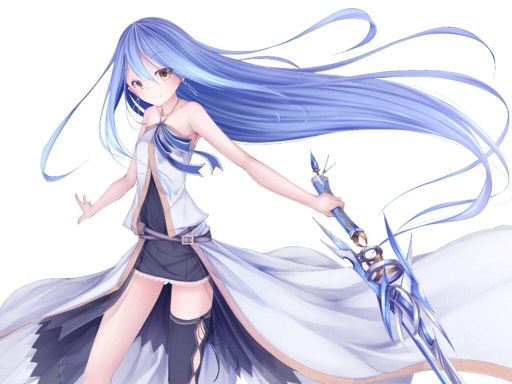 Imagen Blue Hair Long Hair Original Characters Anime Anime Girls Anime Amino