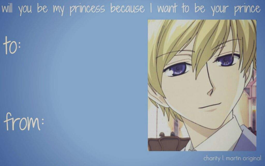 Valentine S Day Cards Ouran Highschool Host Club Amino