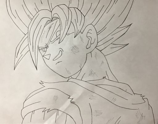 Super Saiyan Goku Drawing | DragonBallZ Amino