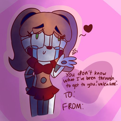 .:Valentine's Day Card:. | FNAF : Sister Location Amino