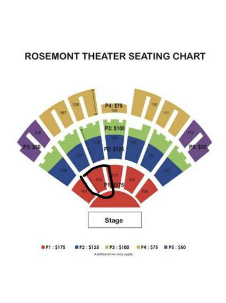 Rosemont Theater Seating Chart