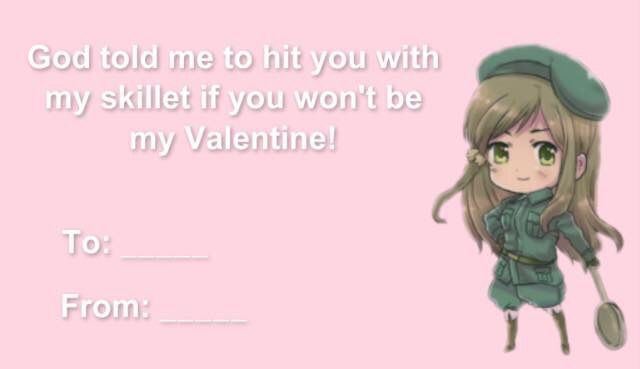 hetalia valentines day cards romano