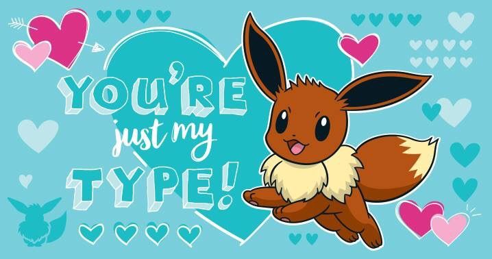 Pokémon Valentine's Day Cards.