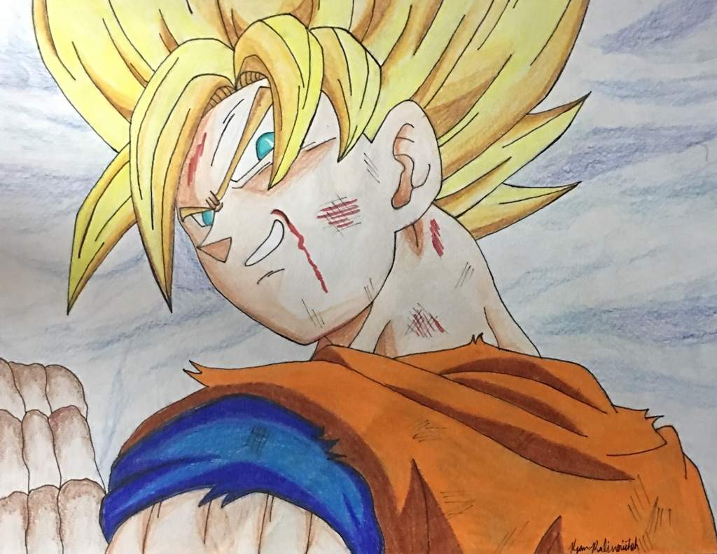 Super Saiyan Goku Drawing | DragonBallZ Amino